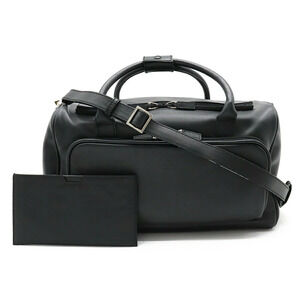 Gucci Handbag Boston Bag Shoulder Leather Black